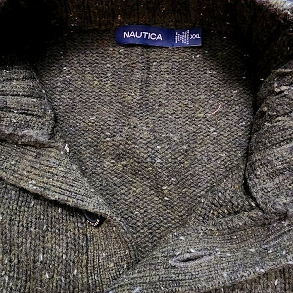 3 Nautica Wool/Nylon High Neck Sweaters - Picture 1 of 6
